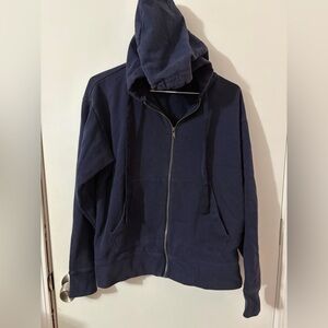 Women’s Banana Republic Medium Navy Zip-Up Hoodie